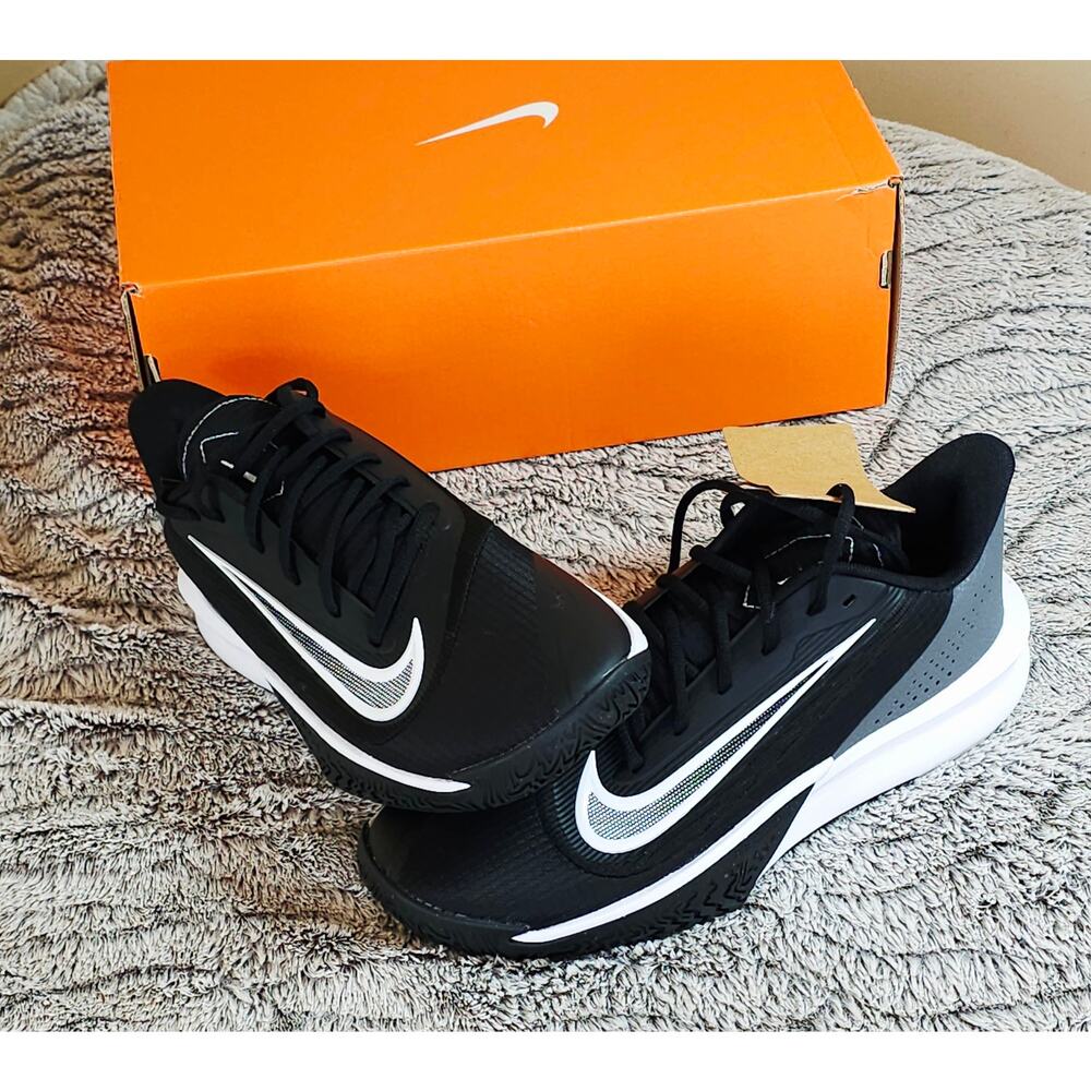 NIB - Nike Precision 7 Basketball Shoes - Black/White/Iron Grey – Men’s 8.5